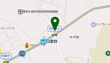【予約制】akippa 白金台駅前駐車場の地図画像