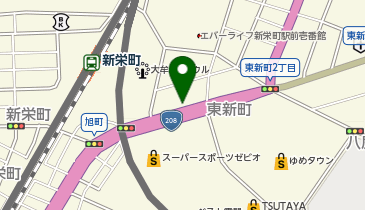 【予約制】akippa 東新町1丁目駐車場の地図画像