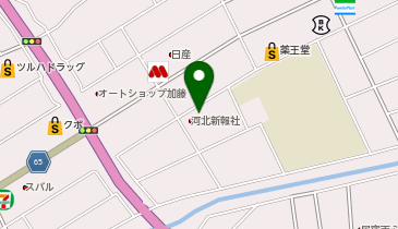 【予約制】akippa 宮城県気仙沼市田中前4-7-1駐車場の地図画像