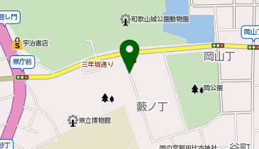 【予約制】akippa モスバーガー三年坂店第2駐車場奥の地図画像