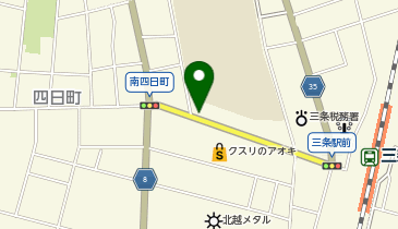 【予約制】akippa 三条市南四日町1丁目駐車場の地図画像