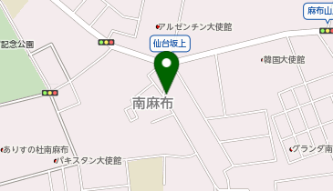 【予約制】akippa S港区南麻布3-3-38駐車場の地図画像