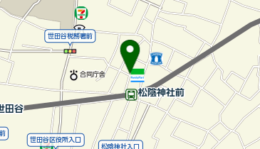 【予約制】akippa 世田谷区若林4丁目駐車場【バイク専用】の地図画像