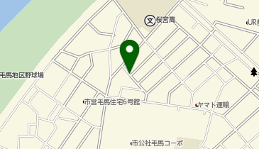 【予約制】akippa 大阪市都島区毛馬町5-14-21駐車場の地図画像