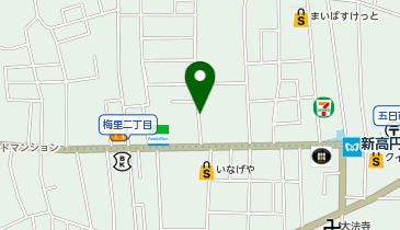 【予約制】akippa 塚越邸_高円寺南3丁目駐車場の地図画像