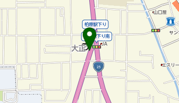 【予約制】akippa EXハイツ柏原の地図画像