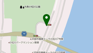 【予約制】akippa 2020船堀橋西駐車場 (A)の地図画像