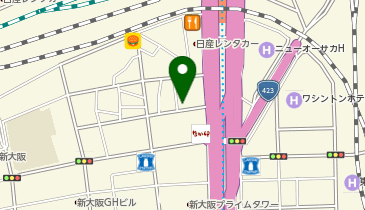 【予約制】akippa 【月-土のみ】PNP新大阪駅タワー【ハイルーフ不可】の地図画像