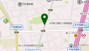 【予約制】akippa 坂本宅千住龍田町8-4駐車場の地図画像