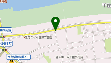 【予約制】akippa 藤田宅千住元町28駐車場の地図画像