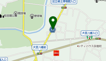 【予約制】akippa 大宮1丁目_個人宅駐車場の地図画像