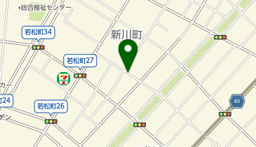 【予約制】akippa 新川町第4の地図画像