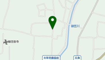 【予約制】akippa 太宰府市観世音寺5丁目駐車場の地図画像