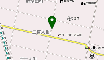 【予約制】akippa 仙台市若林区三百人町155 東海ハイツ駐車場【4】の地図画像
