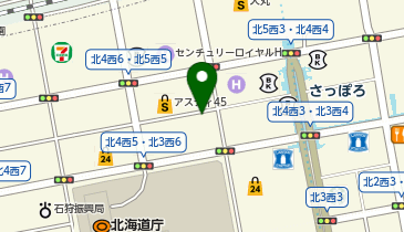 【予約制】akippa 大樹生命札幌共同ビル駐車場 高さ160cm以下【平日】8:00-21:00の地図画像
