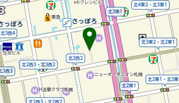 【予約制】akippa 札幌サンメモリアパーキング 高さ158cm以下(平日のみ:8:00-22:00)の地図画像