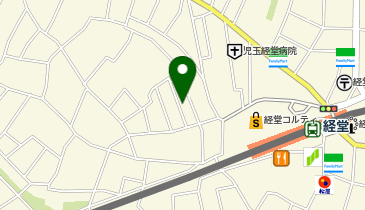 【予約制】akippa 巽邸_経堂2丁目駐車場の地図画像