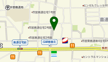 【予約制】akippa アキッパ グリーナリーモータープールの地図画像