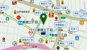 【予約制】akippa トラストパーク新宿3丁目【平日のみ:8:00-22:00】の地図画像