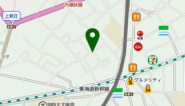 【予約制】akippa 植原医院駐車場【日曜・祝日】の地図画像