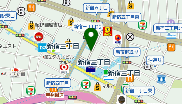 【予約制】akippa トラストパーク新宿3丁目【土日祝のみ】の地図画像