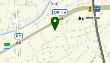 【予約制】akippa 石橋1丁目21駐車場の地図画像