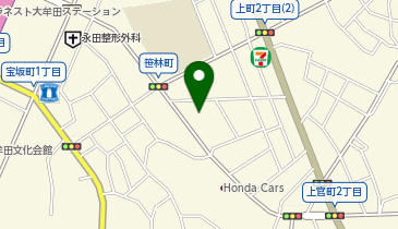 【予約制】akippa グランドホテル清風荘 第三駐車場の地図画像