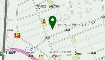 【予約制】akippa 小松2丁目OKUDA宅駐車場の地図画像