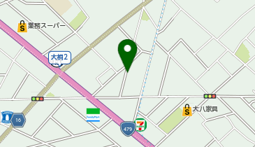 【予約制】akippa 大桐2丁目A宅駐車場の地図画像