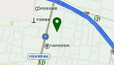 【予約制】akippa 【時間厳守】阿倍野筋4丁目駐車場の地図画像