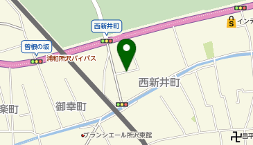 【予約制】akippa 所沢市西新井町駐車場の地図画像