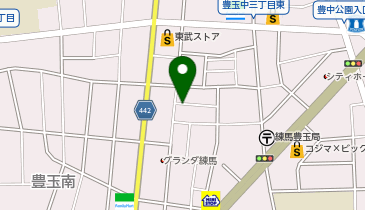 【予約制】akippa 豊玉中3丁目片山宅駐車場の地図画像