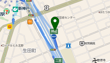 【予約制】akippa 旗塚通7丁目駐車場の地図画像