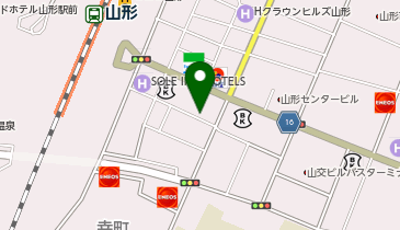 【予約制】akippa ダイワロイネットホテル山形駅前【普通車:7:00-19:00】の地図画像