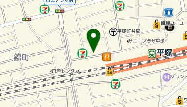 【予約制】akippa ダイレクトパーク平塚西口の地図画像