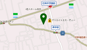 【予約制】akippa 岡部邸♯石神井台5丁目駐車場の地図画像