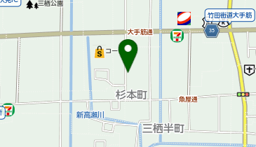 【予約制】akippa 阿波橋町辰己ガレージの地図画像