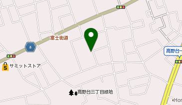 【予約制】akippa 大塚邸♯高野台3丁目駐車場の地図画像