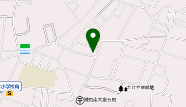 【予約制】akippa 永井邸♯南大泉6丁目駐車場の地図画像