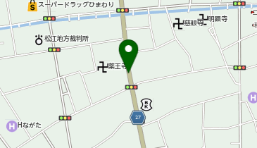【予約制】akippa かげやま呉服店駐車場【水曜日】の地図画像