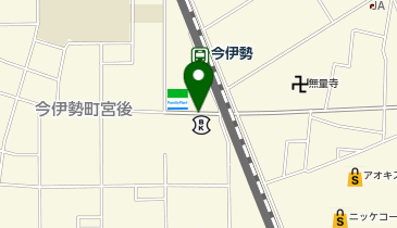 【予約制】akippa 今伊勢駅徒歩1分駐車場の地図画像