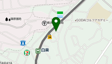 【予約制】akippa 白楽駅近駐車場の地図画像