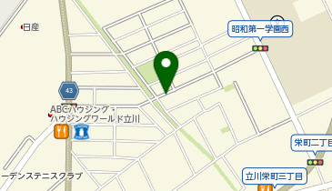 【予約制】akippa 栄町4丁目駐車場の地図画像