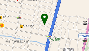 【予約制】akippa 住之江区東加賀屋駐車場の地図画像
