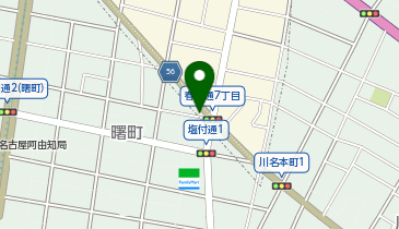 【予約制】akippa 塩付通1-2:三角カド駐車場【A】の地図画像