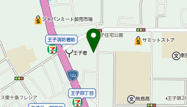 【予約制】akippa 吉田邸_王子4丁目駐車場の地図画像