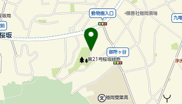 【予約制】akippa 安倍邸♯中央区桜坂3丁目駐車場の地図画像