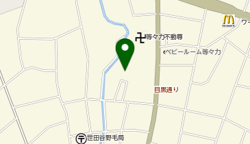 【予約制】akippa 等々力1丁目20長尾邸駐車場の地図画像