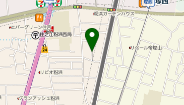 【予約制】akippa 粉浜1丁目駐車場の地図画像