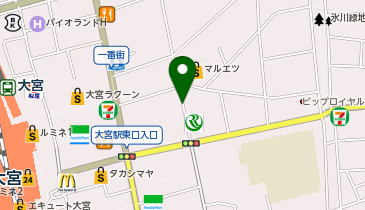 【予約制】akippa 大宮ガレージ駐車場の地図画像